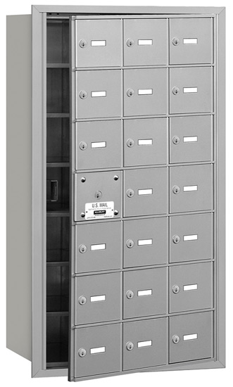 21 Door Front Loading 3621 Salsbury 4B+ Horizontal Mailboxes (20 Tenant Doors and 1 Master Door) Product Image