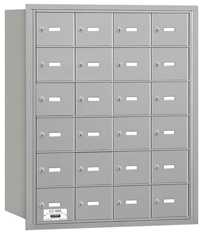 24 Door Rear Loading 3624 Salsbury 4B+ Horizontal Mailboxes Product Image