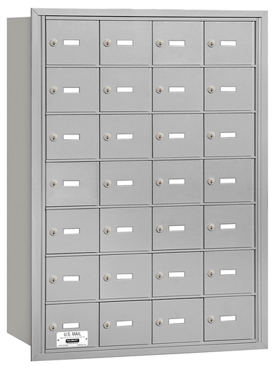 28 Door Rear Loading 3628 Salsbury 4B+ Horizontal Mailboxes Product Image