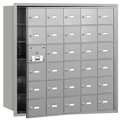 30 Door Front Loading 3630 Salsbury 4B+ Horizontal Mailboxes (29 Tenant Doors and 1 Master Door) Product Image