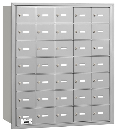 35 Door Rear Loading 3635 Salsbury 4B+ Horizontal Mailboxes Product Image