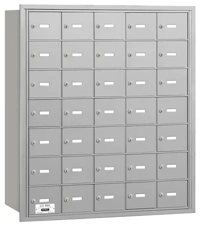 35 Door Rear Loading 3635 Salsbury 4B+ Horizontal Mailboxes Product Image