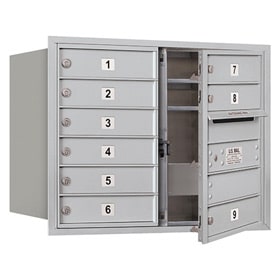 Salsbury 4C Mailboxes 3706D-09 Aluminum