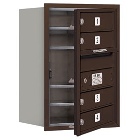 Salsbury 4C Mailboxes 3706S-04 Bronze