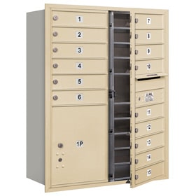 Salsbury 4C Mailboxes 3711D-15 Sandstone