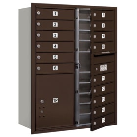 Salsbury 4C Mailboxes 3711D-15 Bronze