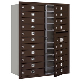 Salsbury 4C Mailboxes 3711D-20 Bronze