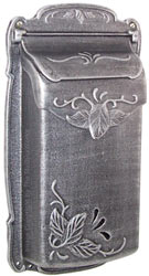 Special Lite Floral Vertical Mailbox Silver