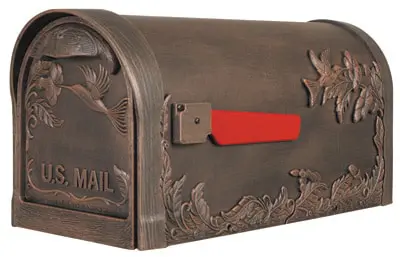 Hummingbird Post Mount Locking Mailbox Product Image