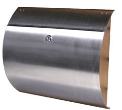 Spira Wall Mount Mailbox Stainless Steel