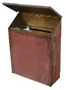 Streetscape Manhattan Locking Wall Mount Mailbox Product Image