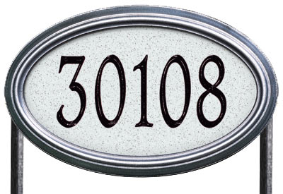 Whitehall Concord Oval Stone Lawn Marker