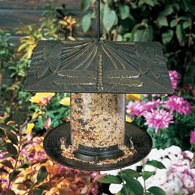 Whitehall Dragonfly Tube Bird Feeder Product Image