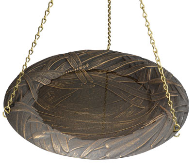 Whitehall Dragonfly Hanging Bird Bath