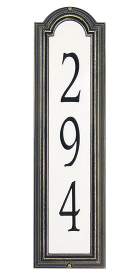 Whitehall Manchester Vertical Reflective Standard Plaque