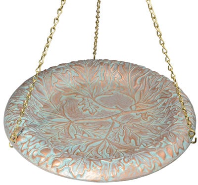 Whitehall Oakleaf Hanging Bird Bath