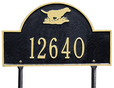 Whitehall Retriever Arch Plaque One Line