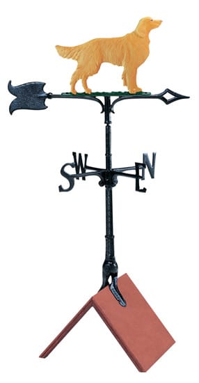 Whitehall 30 Golden Retriever Color Weathervane