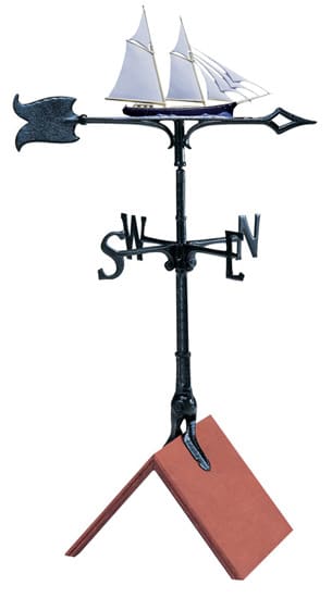 Whitehall 30 Inch Schooner Color Weathervane