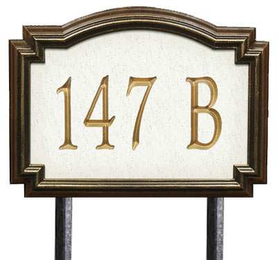 Whitehall Williamsburg Artisan Stone Lawn Marker