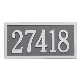 Whitehall Bismark Address Plaque Pewter Silver