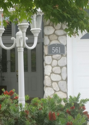 Whitehall Cape Charles Address Plaque Installed