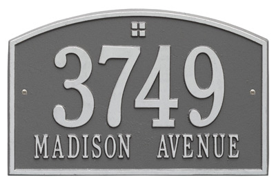 Whitehall Cape Charles Address Plaque