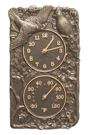 Whitehall Cardinal Clock And Thermometer Product Image