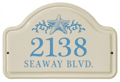 Whitehall Star Fish Arch Ceramic Plaque