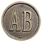 Whitehall Address Plaques Antique Bronze
