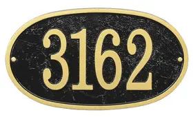 Whitehall Fast Easy Oval Black Gold