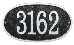 Whitehall Fast Easy Oval Black Silver