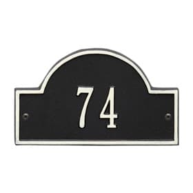 Whitehall Arch Marker Petite Black White