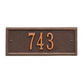 Whitehall Hartford Petite Plaque Antique Copper