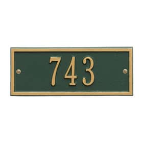 Whitehall Hartford Petite Plaque Green Gold