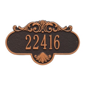 Rochelle Address Plaque Oil Rubbed Bronze