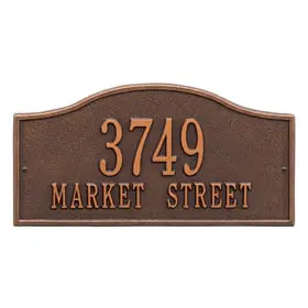 Whitehall Rolling Hills Plaque Antique Copper