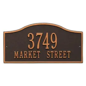 Rolling Hills Plaque Oil Rubbed Bronze