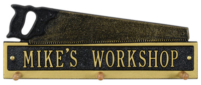 Whitehall Saw Hook Wall Plaque