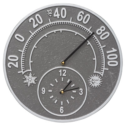 Whitehall Solstice Clock And Thermometer