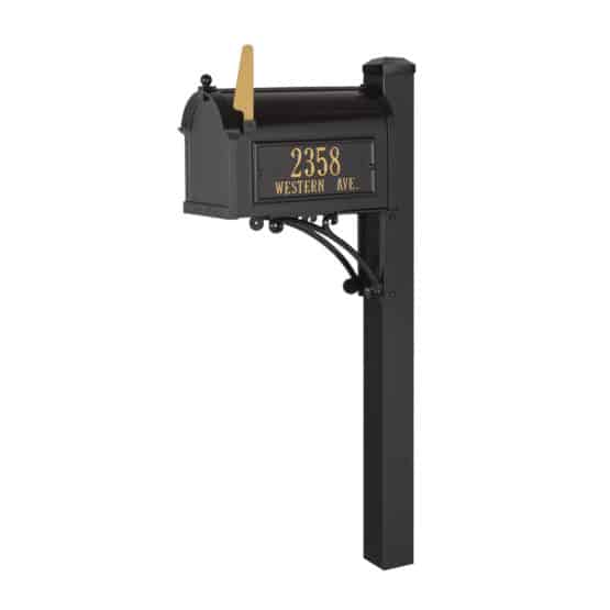 whitehall-superior-mailbox-package-black-gold