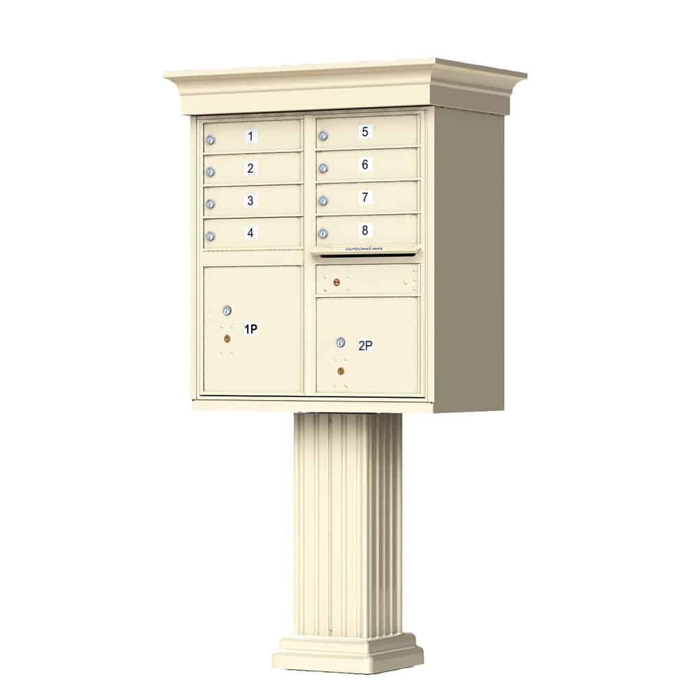 Florence CBU Cluster Mailbox – Vogue Classic Kit, 8 Tenant Doors, 2 Parcel Lockers Product Image