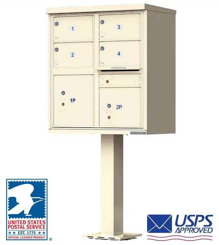 Florence CBU Cluster Mailbox - 4 Tenant Doors, 2 Parcel Lockers Featured Image