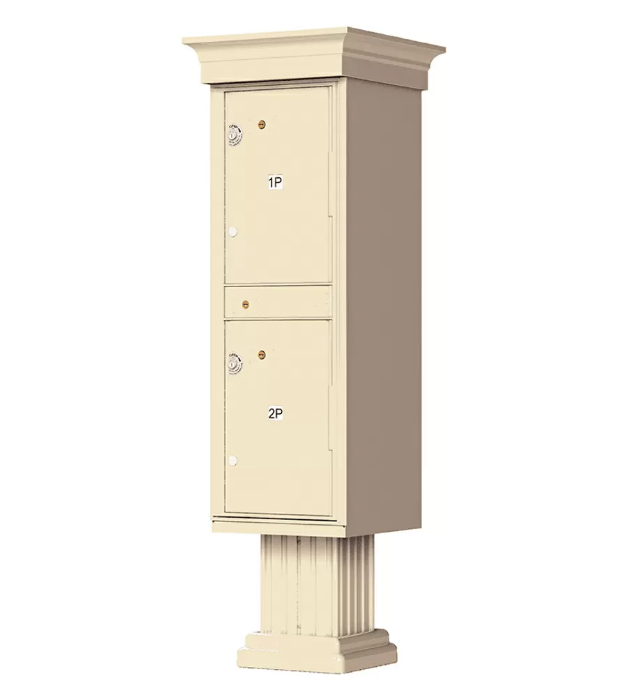 Florence CBU Cluster Mailbox – Vogue Classic Kit, 2 Parcel Lockers Product Image