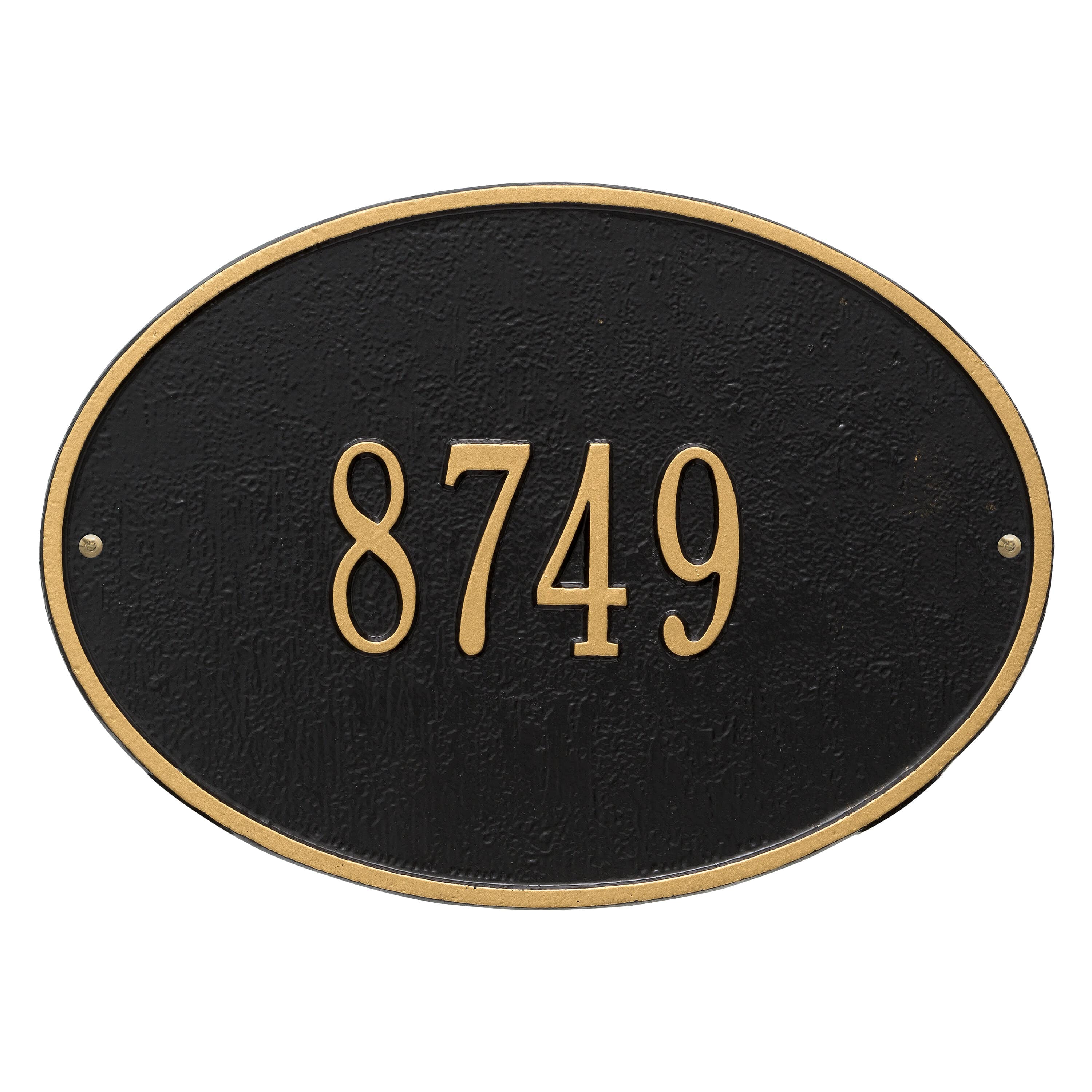 Whitehall Hawthorne Oval Aluminum Address Plaque Product Image