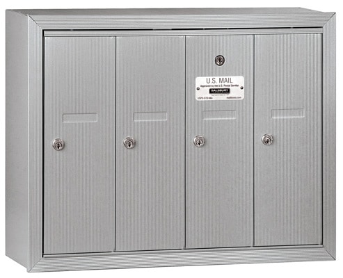 Salsbury 4 Door Surface Vertical Mailbox