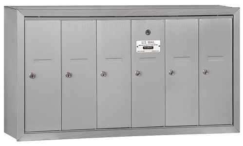 Salsbury 6 Door Surface Vertical Mailbox