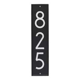 Whitehall Modern Delaware Plaque Black Silver