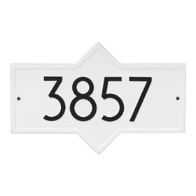 Whitehall Modern Hampton Plaque White Black