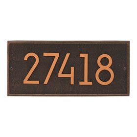 Whitehall Modern Hartford Plaque Bronze